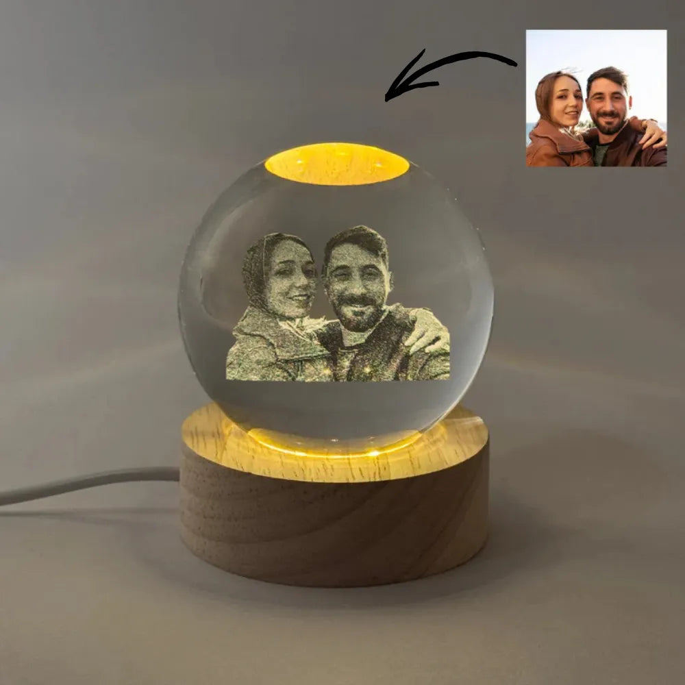 Boule Magique Personnalisée – Un souvenir étérnel
