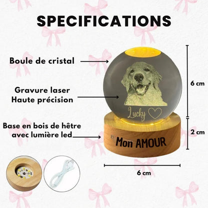Boule Magique Personnalisée – Un souvenir étérnel